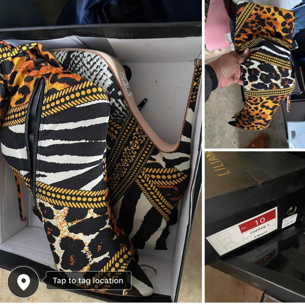 Pep toe heeled boots